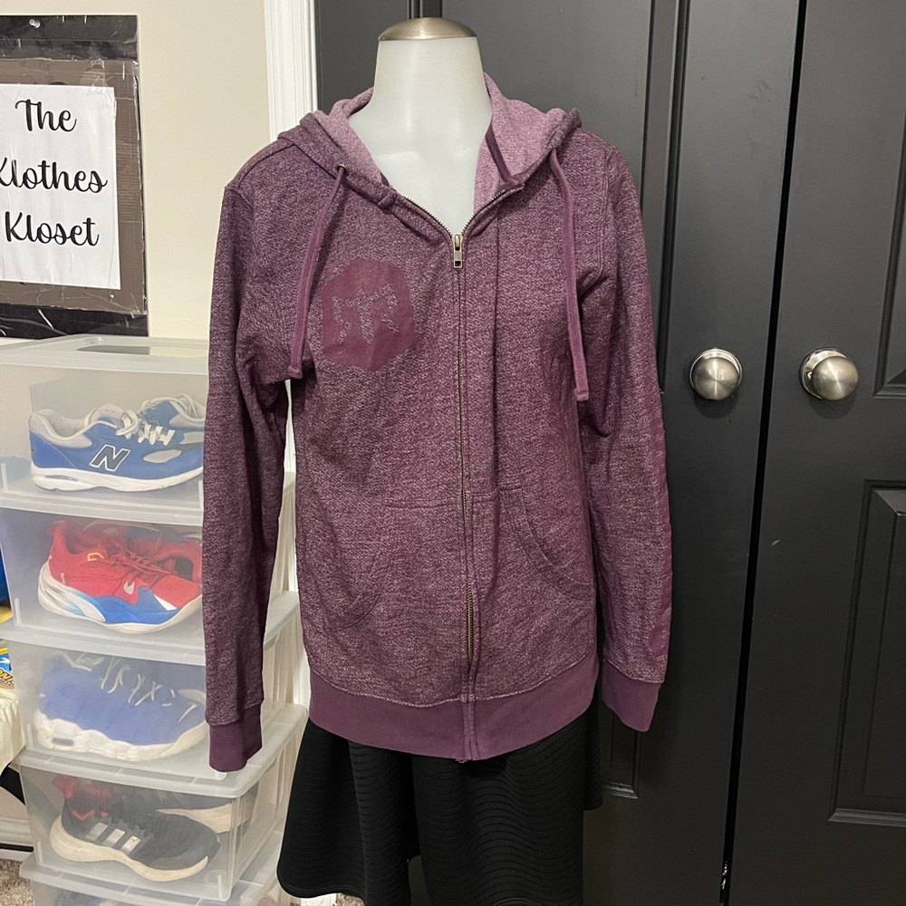 Next level…Purple Zip-Up Hoodie
